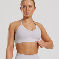 Define 2.0 Seamless Halter Neck Bra | Steel Grey