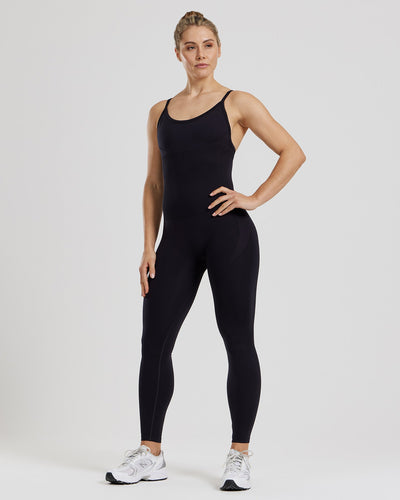 Define 2.0 Seamless Scrunch Unitard | Black