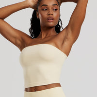 Define 2.0 Seamless Longline Bandeau Bra | Vanilla