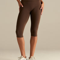 Essential Capri Leggings | Cocoa