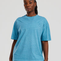 Comfort Oversized Short Sleeve T-Shirt | Vintage Basalt