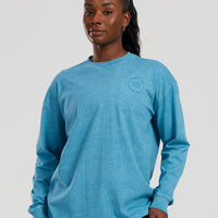 Comfort Oversized Long Sleeve T-Shirt | Vintage Basalt