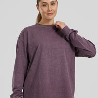 Comfort Oversized Long Sleeve T-Shirt | Vintage Dusk