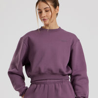 Comfort Cropped Crew Neck | Dusk