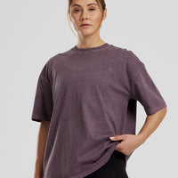 Comfort Oversized Short Sleeve T-Shirt | Vintage Dusk