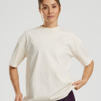 Comfort Oversized Short Sleeve T-Shirt | Off White