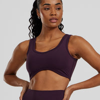 Essential Contour Bra | Midnight Plum