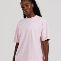 Comfort Oversized Short Sleeve T-Shirt Washed | Quartz