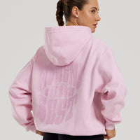 Comfort Oversized Statement Graphic Hoodie | Quartz