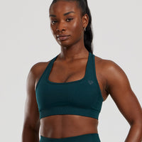 Motion Seamless Racer Back Bra | Dark Moss