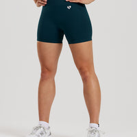 Power Seamless Shorts | Dark Moss