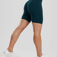 Define 2.0 Seamless Scrunch 6" Shorts | Dark Moss