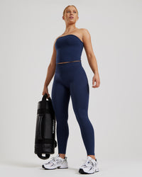 Define 2.0 Seamless Longline Bandeau Bra | Sapphire Blue