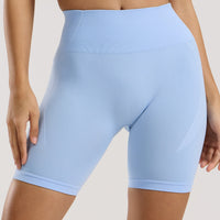 Define 2.0 Seamless Scrunch 6" Shorts | Airy Blue