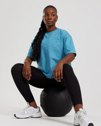 Comfort Oversized Short Sleeve T-Shirt | Vintage Basalt