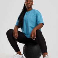 Comfort Oversized Short Sleeve T-Shirt | Vintage Basalt