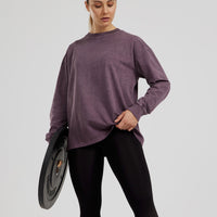 Comfort Oversized Long Sleeve T-Shirt | Vintage Dusk