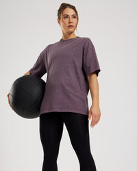 Comfort Oversized Short Sleeve T-Shirt | Vintage Dusk
