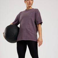 Comfort Oversized Short Sleeve T-Shirt | Vintage Dusk