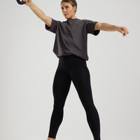 Comfort Oversized Short Sleeve T-Shirt | Graphite