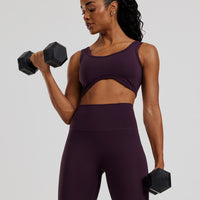 Essential Contour Bra | Midnight Plum