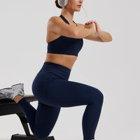 Motion Seamless Scrunch Leggings | Sapphire Blue