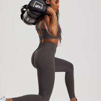 Power Seamless Scrunch Leggings | Graphite