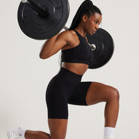 Power Seamless Cycling Shorts | Black