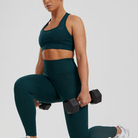 Motion Seamless Leggings | Dark Moss