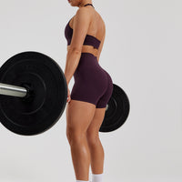 Motion Seamless Shorts | Midnight Plum