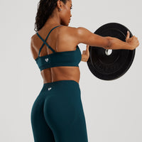 Define 2.0 Seamless Scrunch Bralette | Dark Moss