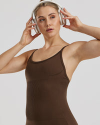 Define 2.0 Seamless Scrunch Unitard | Cocoa