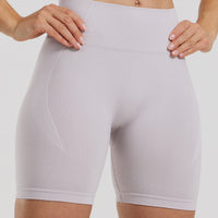 Define 2.0 Seamless Scrunch 6" Shorts | Steel Grey