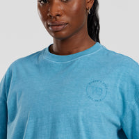 Comfort Oversized Short Sleeve T-Shirt | Vintage Basalt