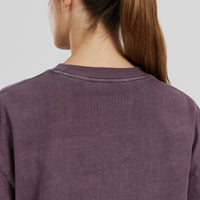 Comfort Oversized Long Sleeve T-Shirt | Vintage Dusk