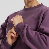 Comfort Cropped Crew Neck | Dusk