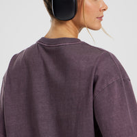 Comfort Oversized Short Sleeve T-Shirt | Vintage Dusk