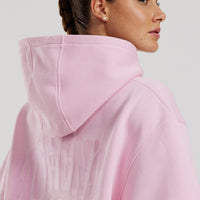 Comfort Oversized Statement Graphic Hoodie | Quartz