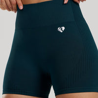 Power Seamless Shorts | Dark Moss