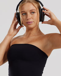 Define 2.0 Seamless Longline Bandeau Bra | Black