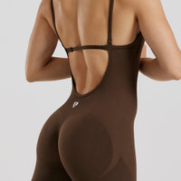 Define 2.0 Seamless Scrunch Unitard | Cocoa