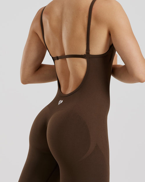 Define 2.0 Seamless Scrunch Unitard | Cocoa