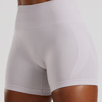 Define 2.0 Seamless Scrunch 4" Shorts | Steel Grey