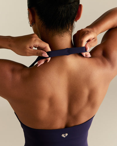 Essential Halter Tank | Mystic Purple