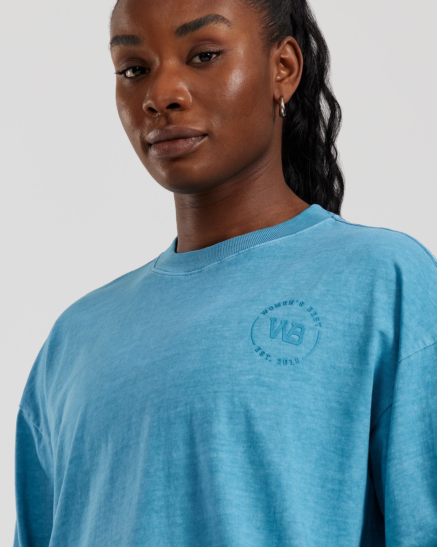 Comfort Oversized Long Sleeve T-Shirt | Vintage Basalt