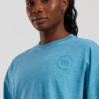 Comfort Oversized Long Sleeve T-Shirt | Vintage Basalt