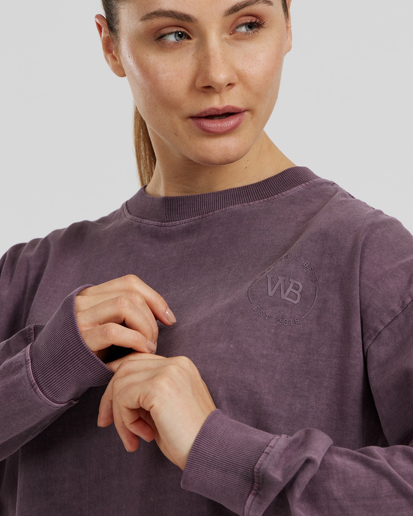 Comfort Oversized Long Sleeve T-Shirt | Vintage Dusk