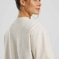 Comfort Oversized Short Sleeve T-Shirt | Off White