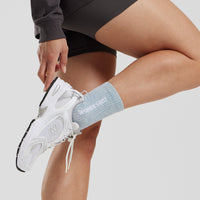 Premium Crew Marl Socks (3PK) | Off White/Silver Grey/Basalt