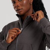 Comfort Light Full Zip Sweat | Graphite